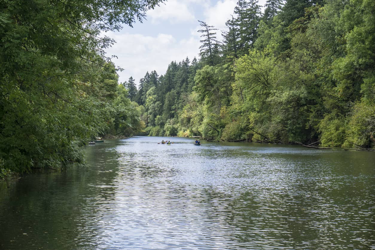 Tualatin River in Tualatin Oregon